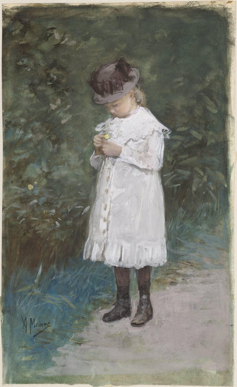 Elisabeth Mauve (s. 1875), taiteilijan tytär tekijältä Anton Mauve