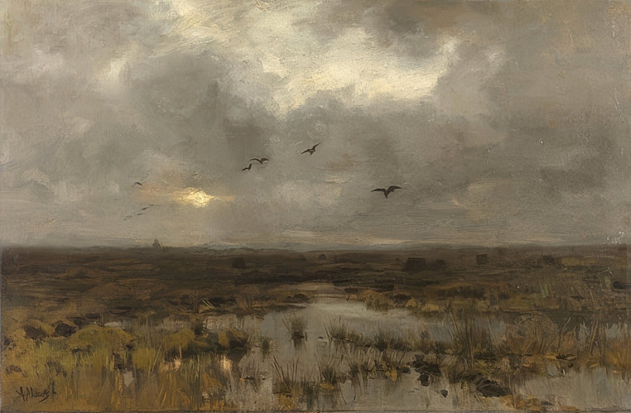 maaliskuuta. Noin 1885-88 tekijältä Anton Mauve