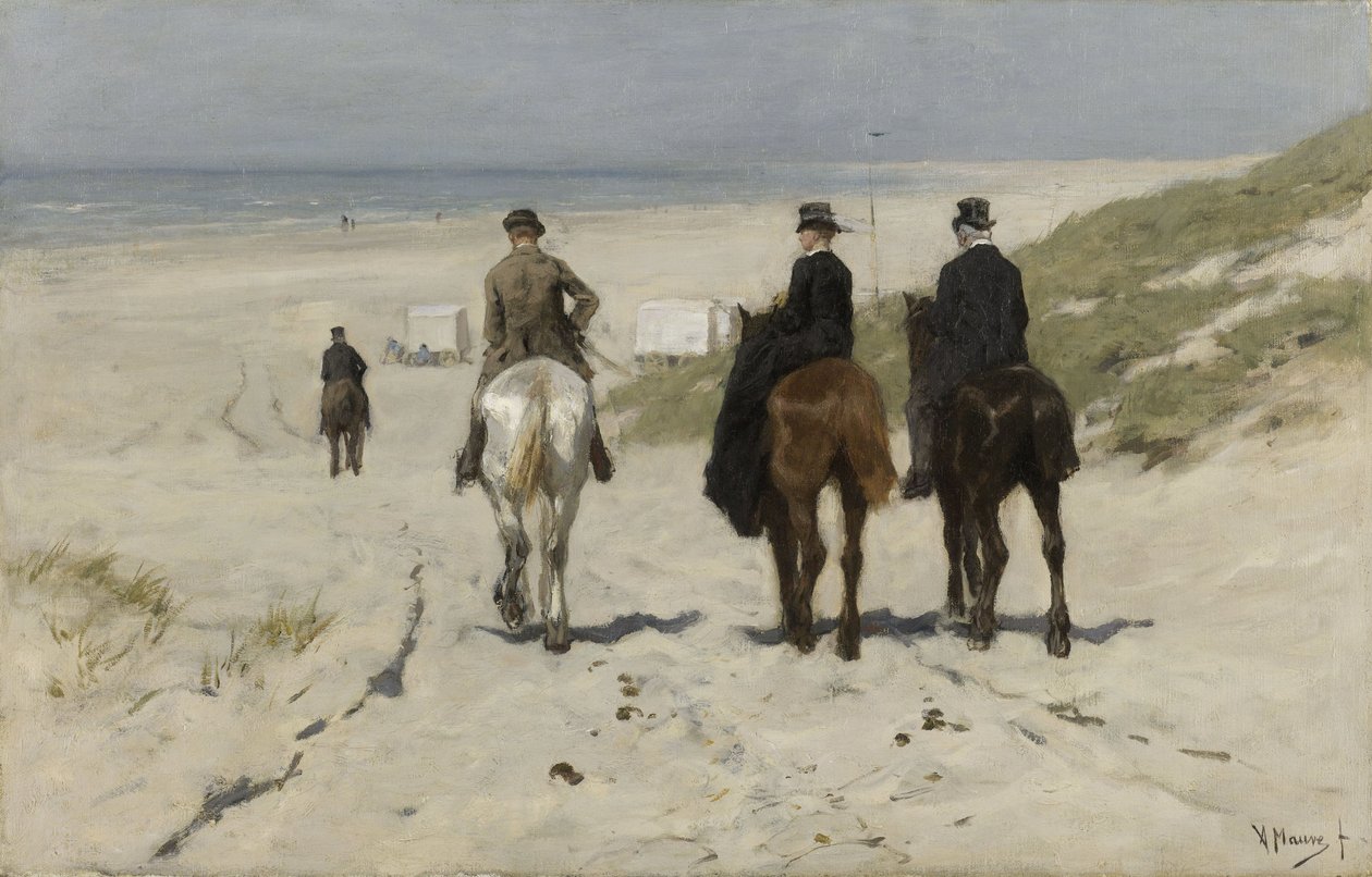Aamuajelu pitkin rantaa tekijältä Anton Mauve