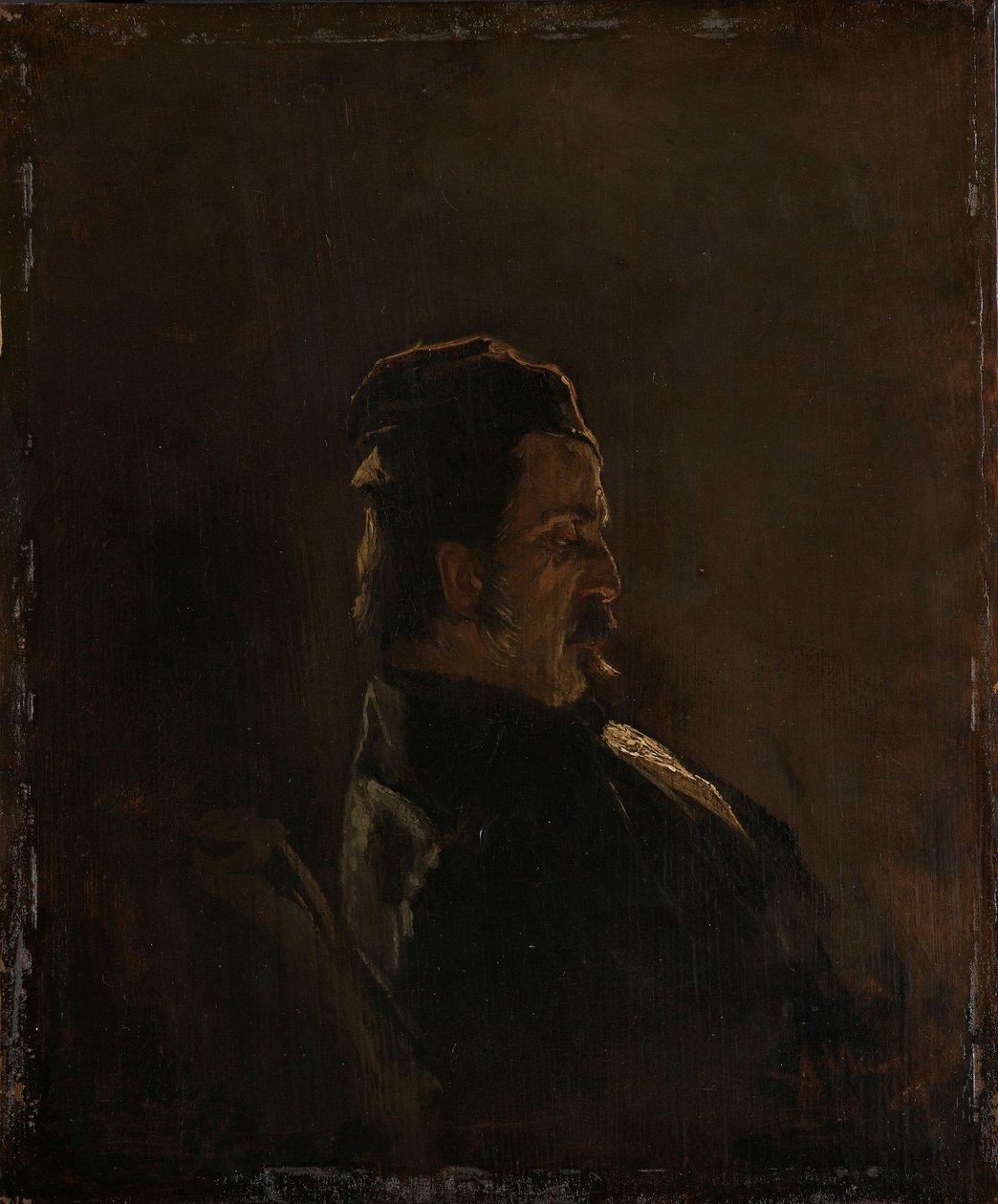 Pieter Frederik van Osin muotokuva, taidemaalari tekijältä Anton Mauve