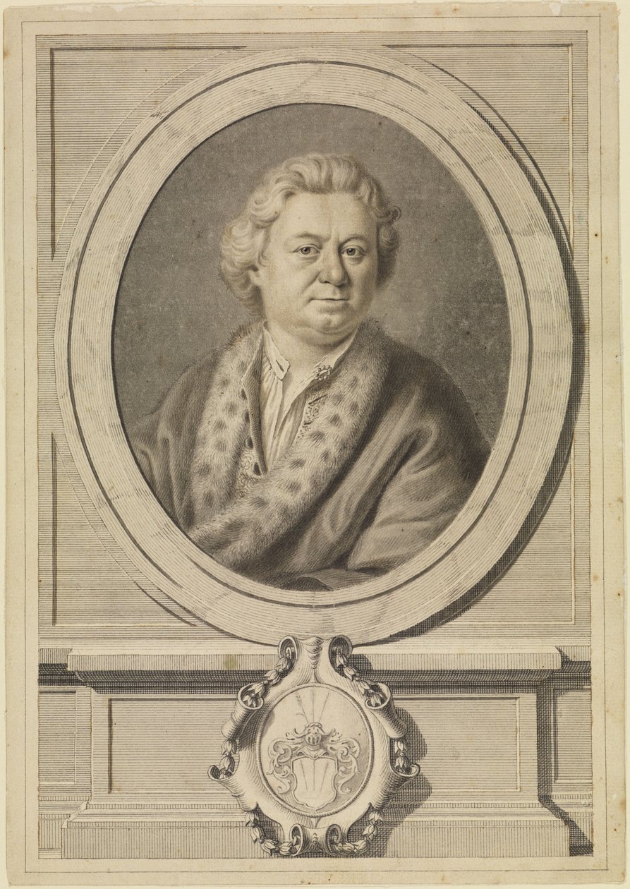 Kuvaus iäkkäästä herrasta (kuparipiirroksen esikuva) tekijältä Anton Raphael Mengs