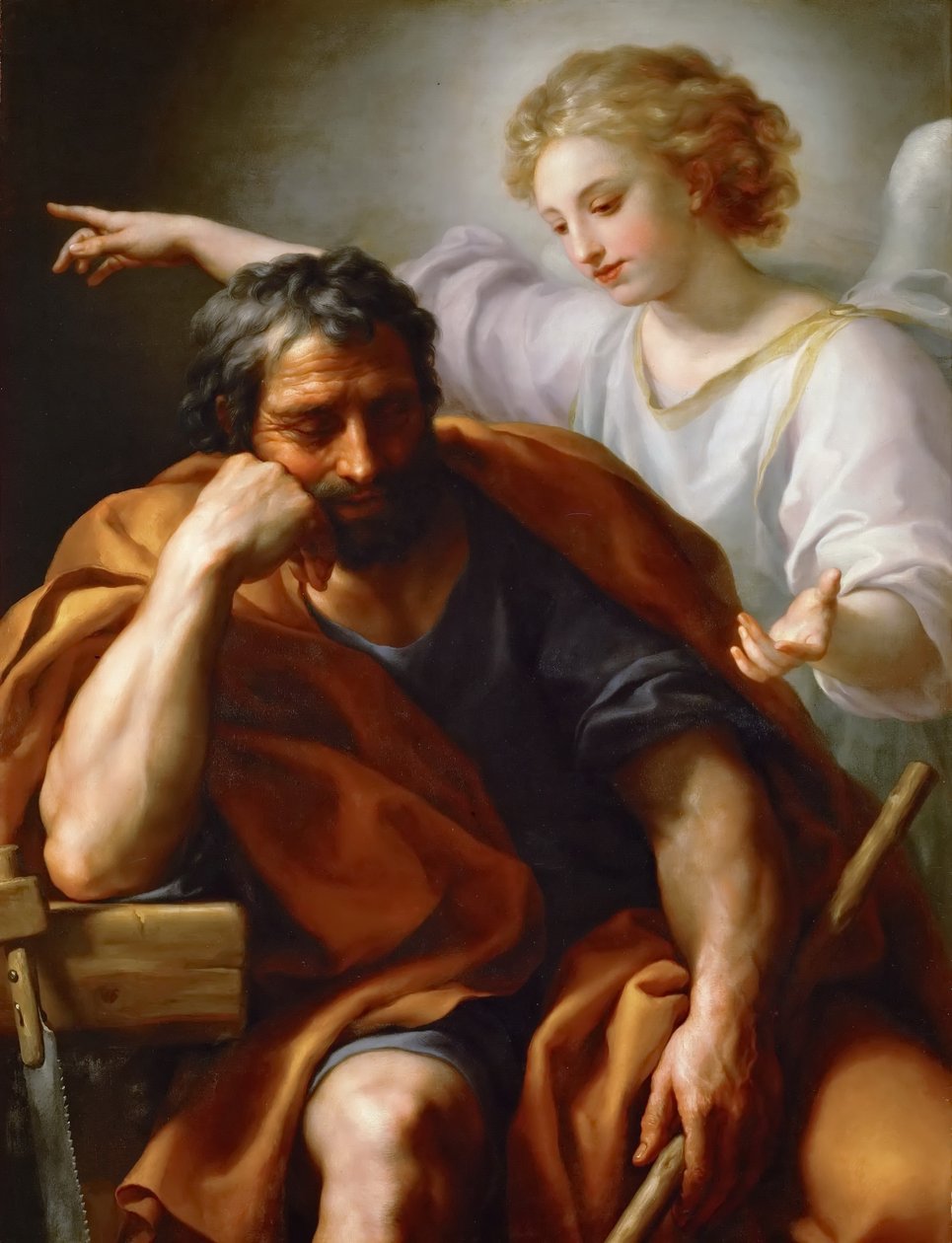 Saksa: Traum des Hl. Joseph Pyhän Joosefin uni tekijältä Anton Raphael Mengs
