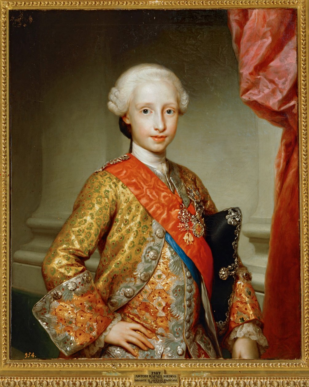 Lapsi Antonio Pascual de Bourbon ... (maalaus kankaalle) tekijältä Anton Raphael Mengs