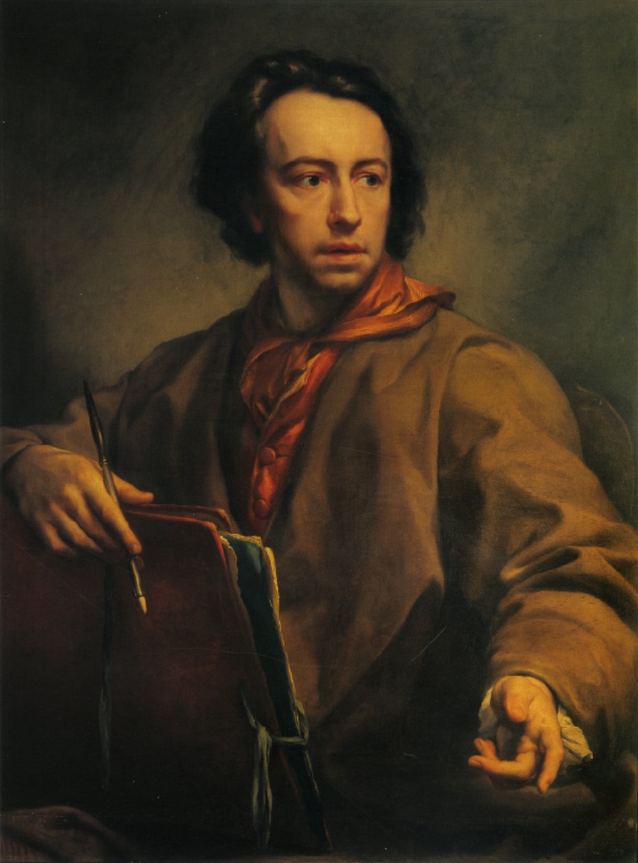 Italialainen:  Autoritratto Omakuva tekijältä Anton Raphael Mengs