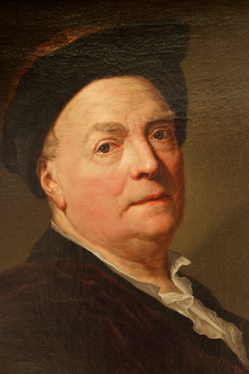 Louis de Silvestre, noin 1745 (yksityiskohta) tekijältä Anton Raphael Mengs