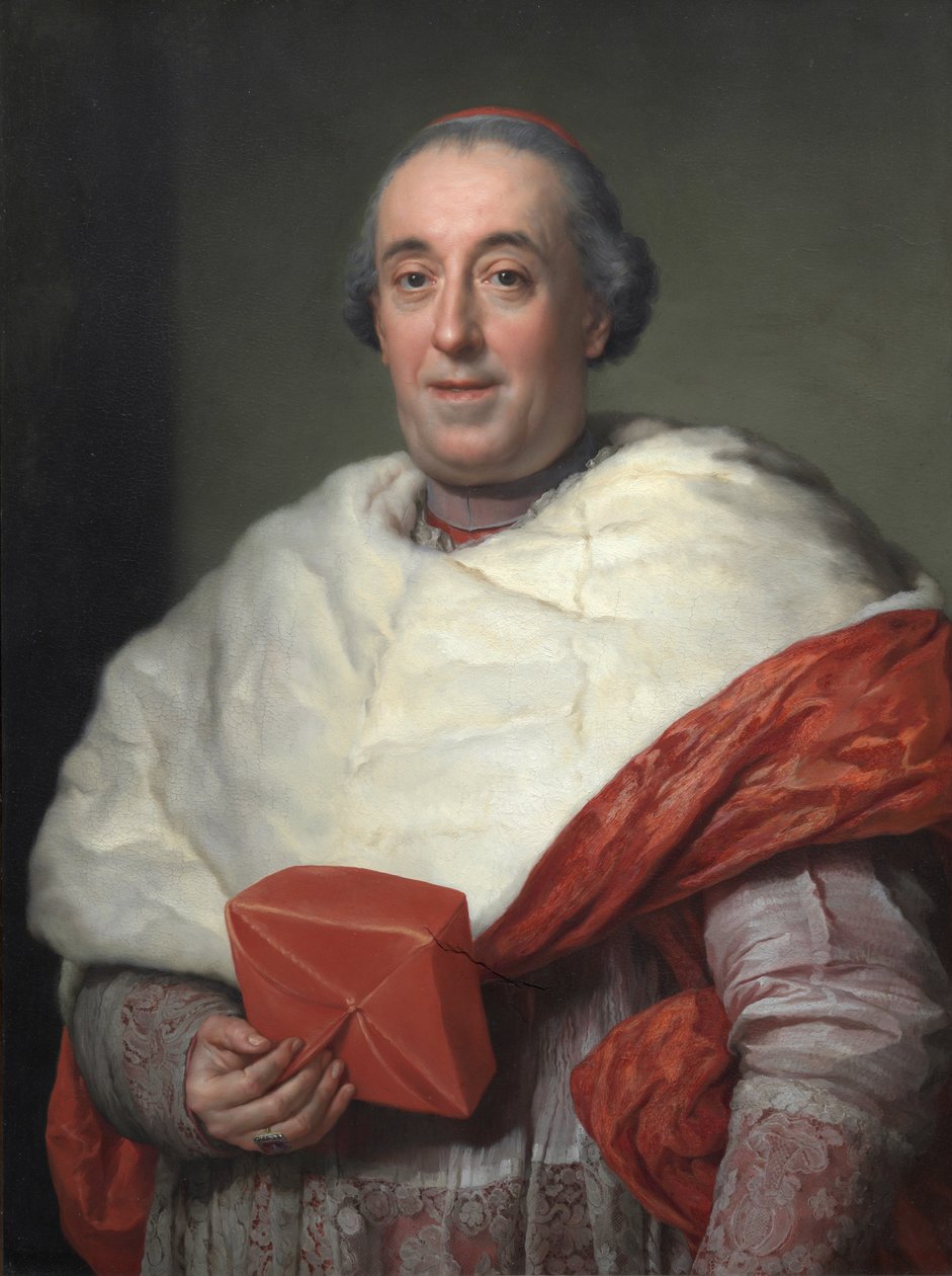 Kardinaali Zeladan muotokuva, 1773 tekijältä Anton Raphael Mengs