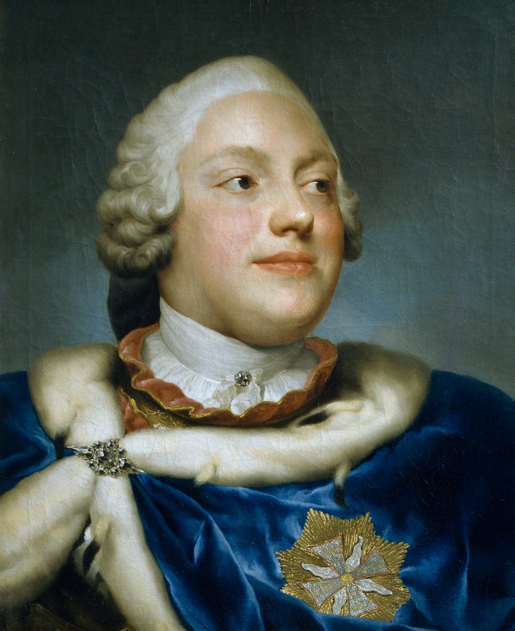 Saksin kruununprinssi Frederick Christianin muotokuva, öljy kankaalle, 53x41 cm tekijältä Anton Raphael Mengs