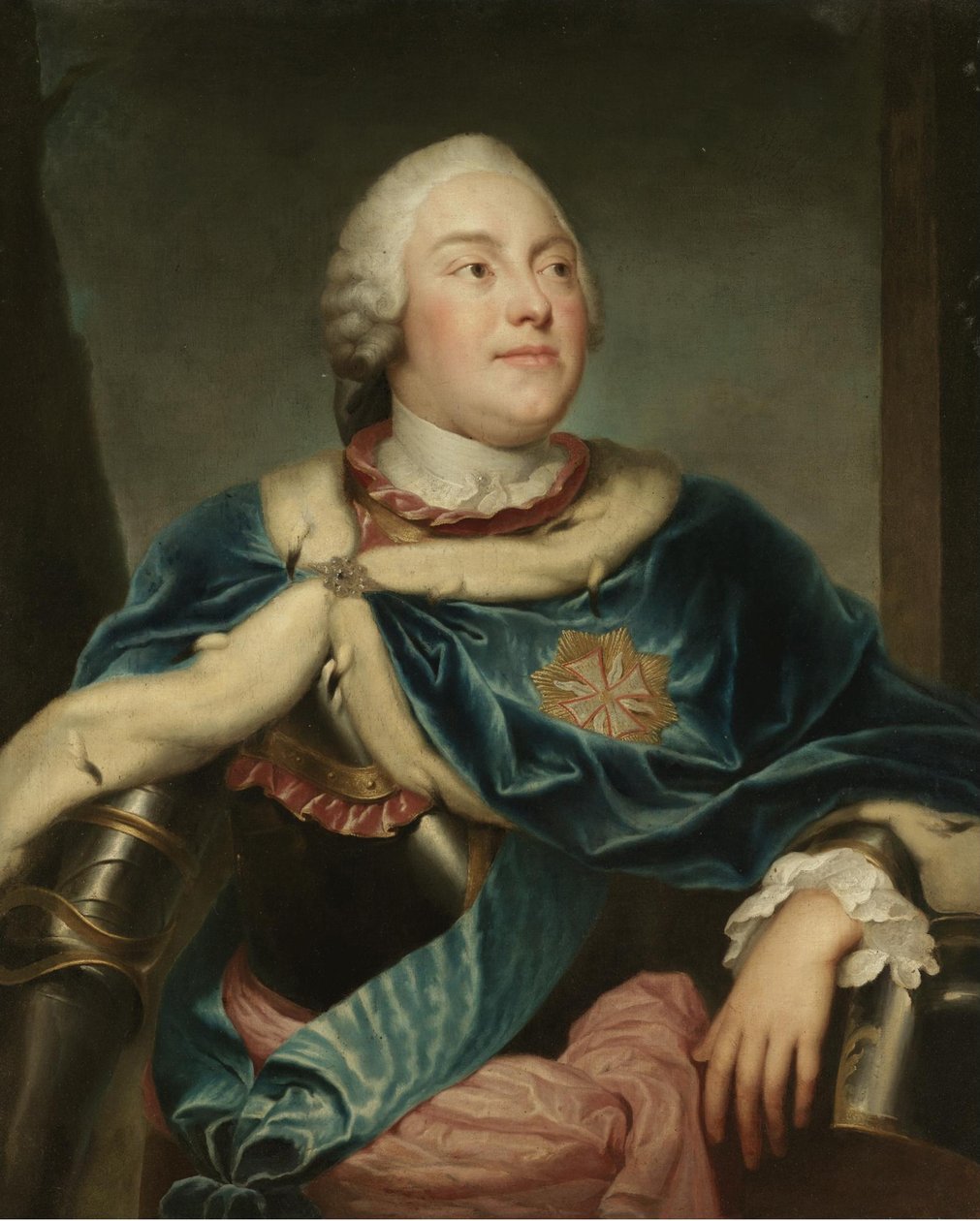 Saksin vaaliruhtinas Frederick Christianin muotokuva 1722-1763 tekijältä Anton Raphael Mengs