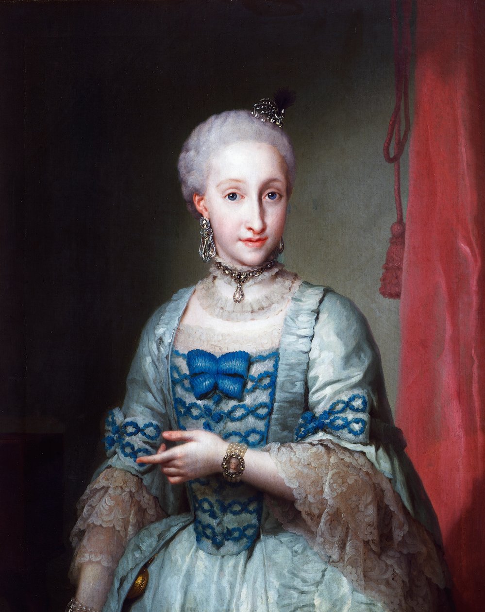 Espanjalaisen Infanta Maria Josefan muotokuva, Anton Raphael Mengs, maalaus tekijältä Anton Raphael Mengs