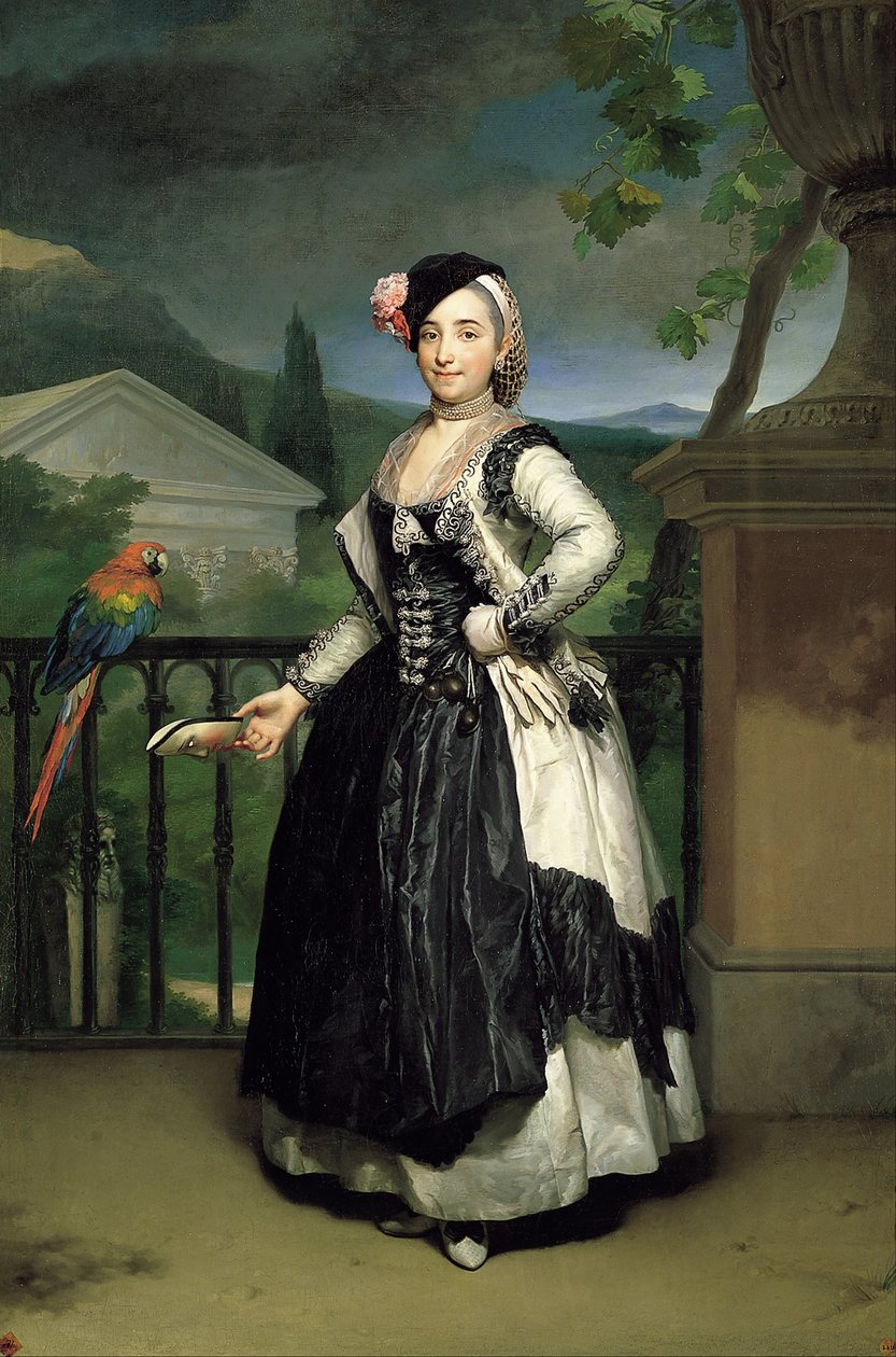 Muotokuva Isabel Parrenosta Arce Ruiz de Alarcon y Valdésista, Llanon marssilaisesta tekijältä Anton Raphael Mengs