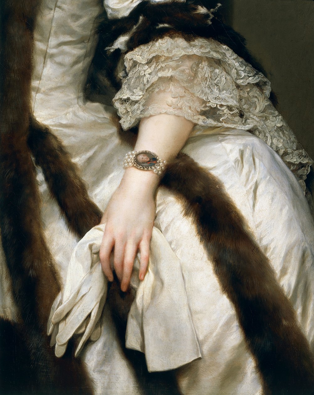 Anton Raphael Mengsin muotokuva Itävallan Maria Carolinasta, Napolin kuningattaresta tekijältä Anton Raphael Mengs
