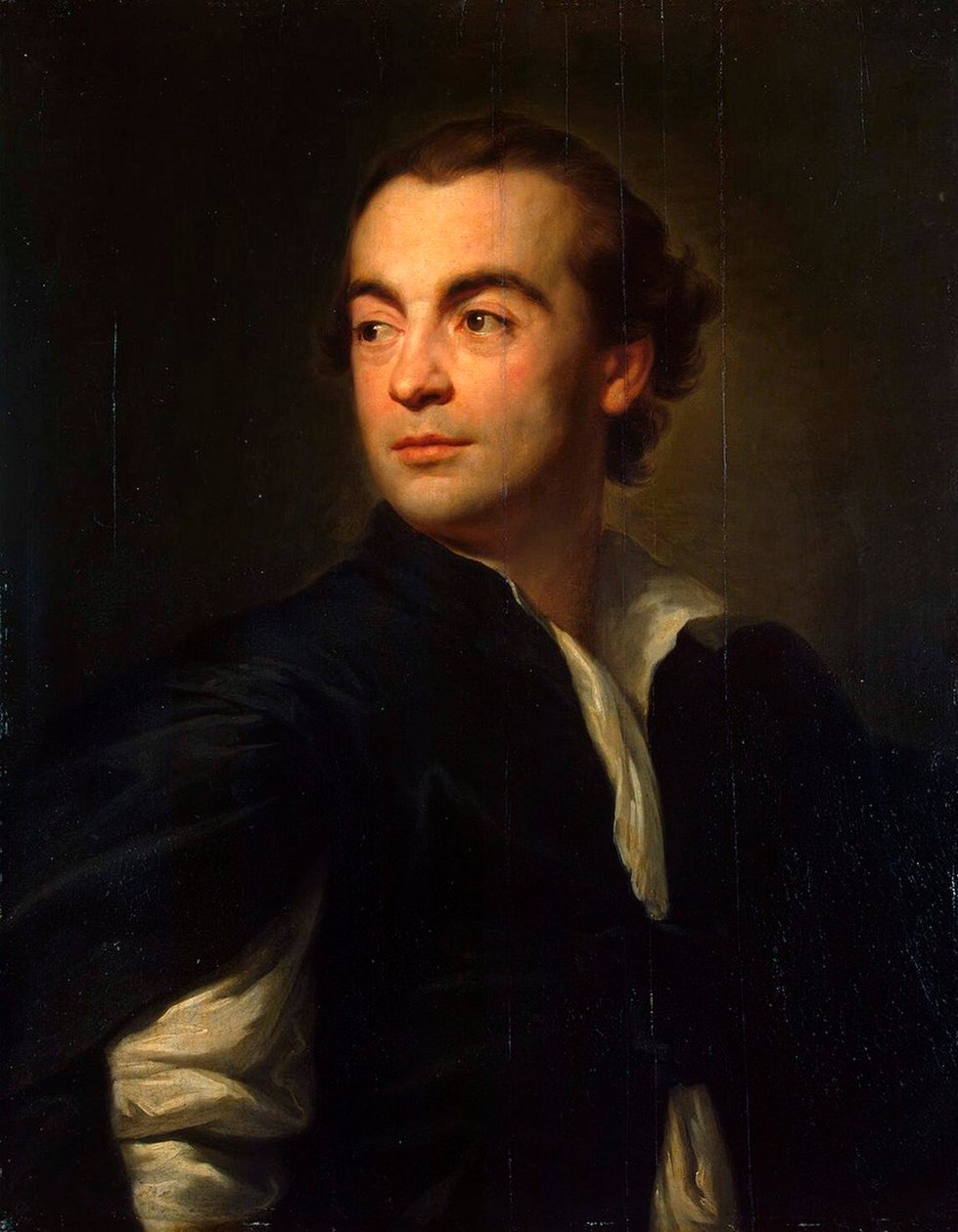 Muotokuva taidehistorioitsijasta ja arkeologi Johann Joachim Winckelmannista, 1717-1768, 1774-1776. tekijältä Anton Raphael Mengs
