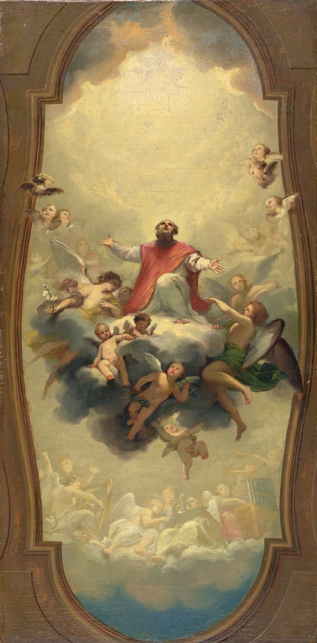 Pyhä Eusebius kannettiin taivaaseen, n. 1757 (öljy kankaalle) tekijältä Anton Raphael Mengs