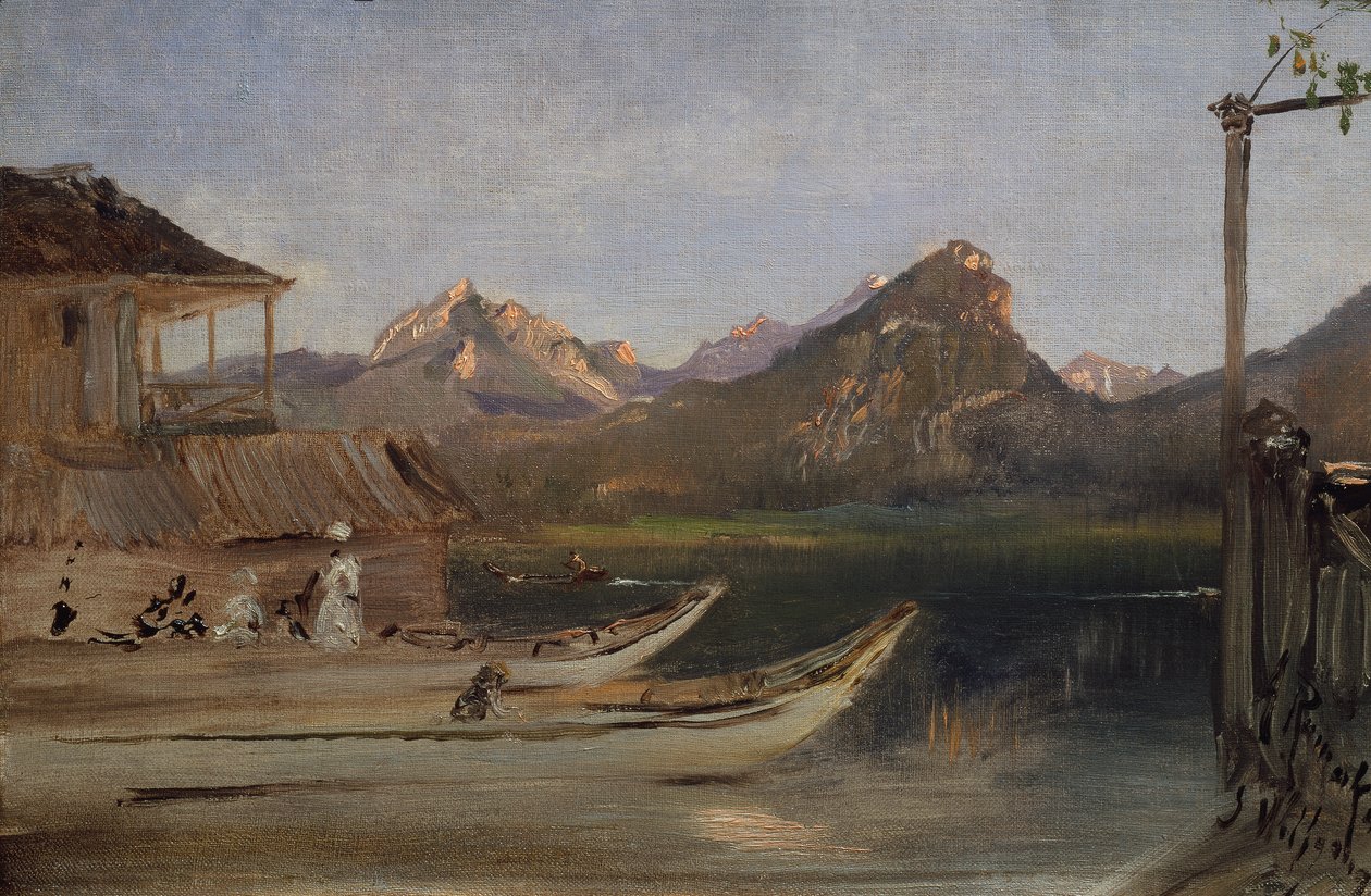 Wolfgangsee-kadulla tekijältä Anton Romako