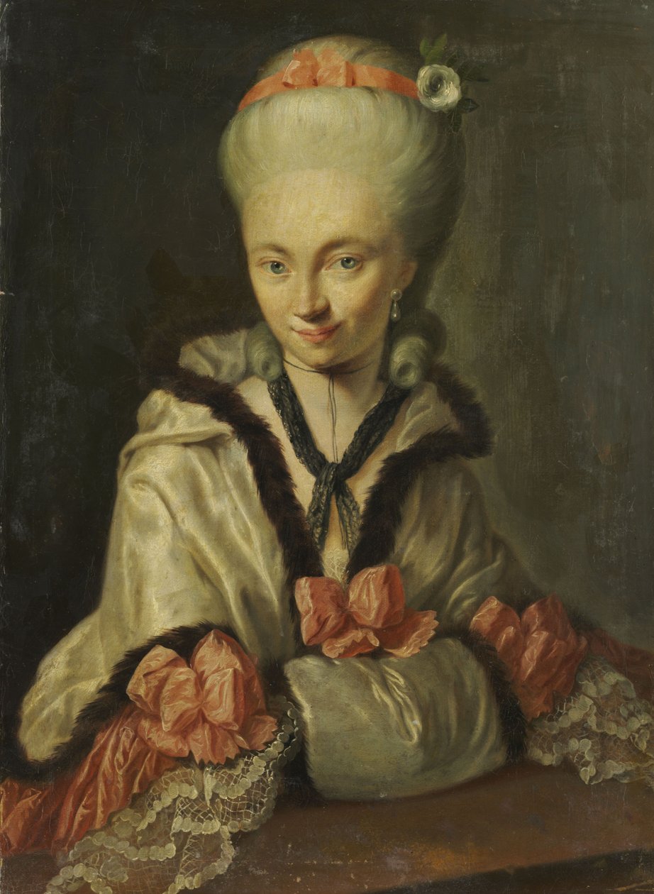 Anton Wilhelm Tischbein - Auguste Friederike Ysenburg-Büdingenin kreivitär Auguste Friederike Ysenburg-Büdingenin kreivitär tekijältä Anton Wilhelm Tischbein