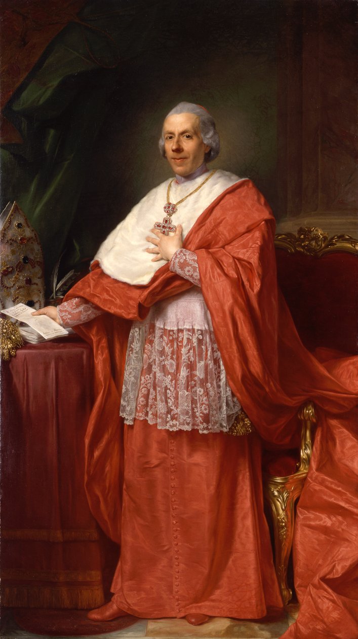 Kardinaali Muzzio Gallo (1721-1801), 1785 tekijältä Anton von Maron