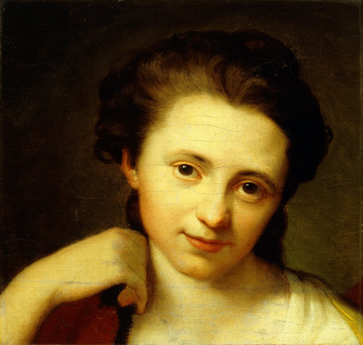 Angelica Kauffmannin muotokuva, rinnan pituus tekijältä Anton von Maron