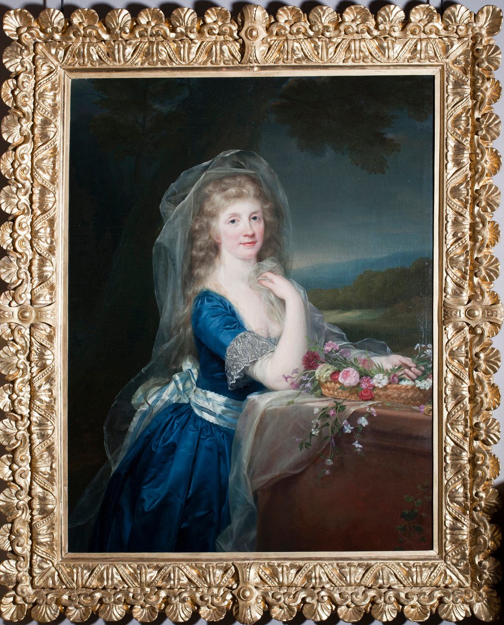 Anna Pieri Brignole-Salen muotokuva (Brignole Sale) (1765-1815) Anton von Maronin (1733-1808) maalaus Geenit, uudet katumuseot tekijältä Anton von Maron