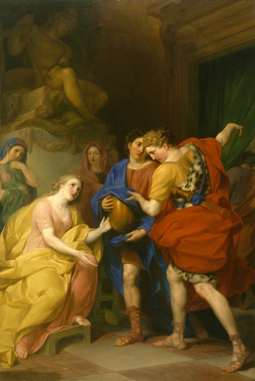 Oresteen paluu, 1786 tekijältä Anton von Maron