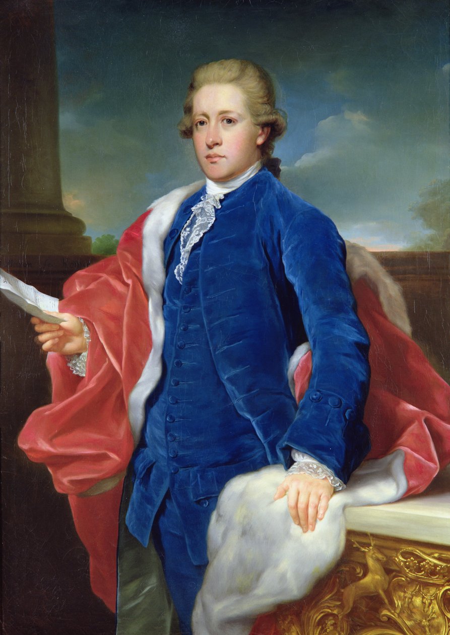 William Cavendish, 5. Devonshiren herttua (öljy kankaalle) tekijältä Anton von Maron