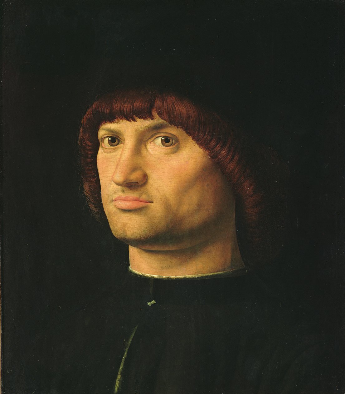 Miehen muotokuva eli Condottiere, 1475 tekijältä Antonello da Messina