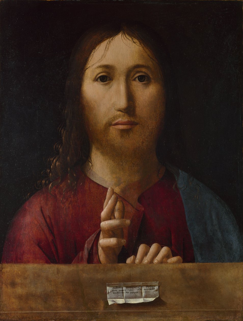 Kristus maailman Vapahtaja tekijältä Antonello da Messina