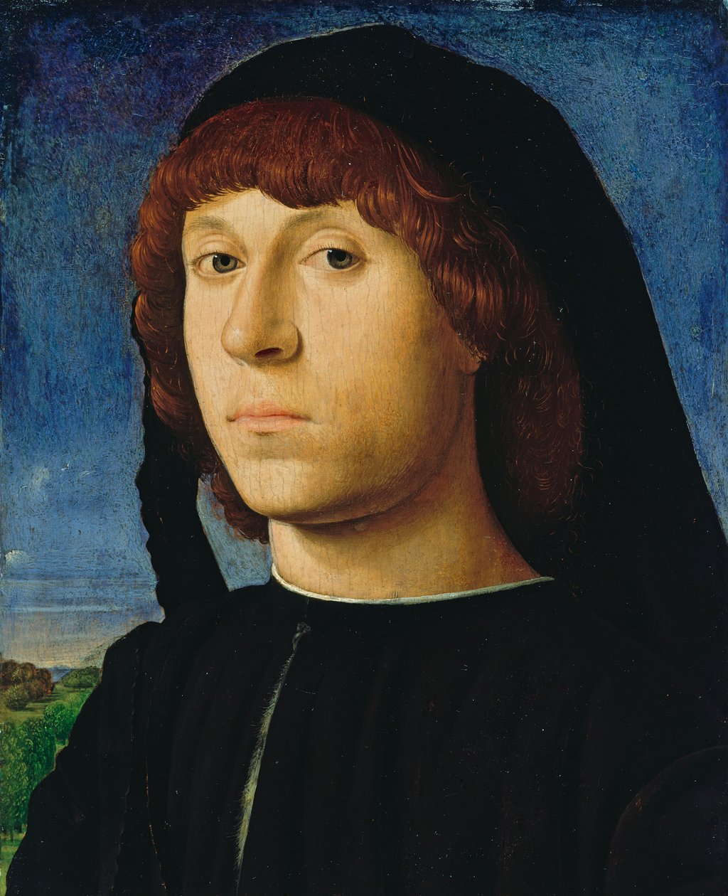 Saksa: Bildnis eines jungen Mannes Nuoren miehen muotokuva tekijältä Antonello da Messina
