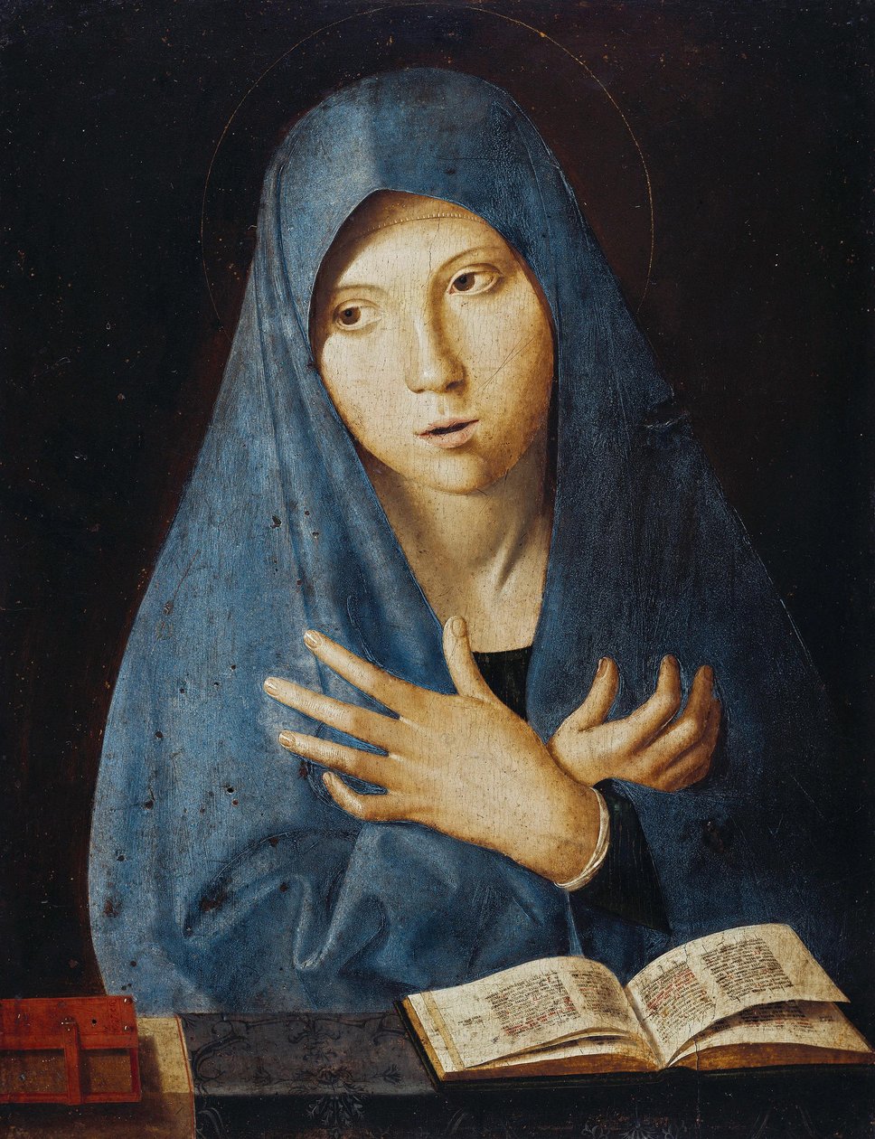 Neitsyt Maria ilmestyksessä tekijältä Antonello da Messina