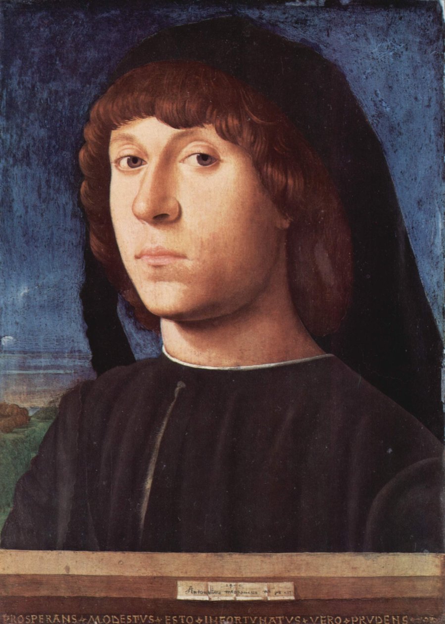 Nuoren miehen muotokuva tekijältä Antonello da Messina