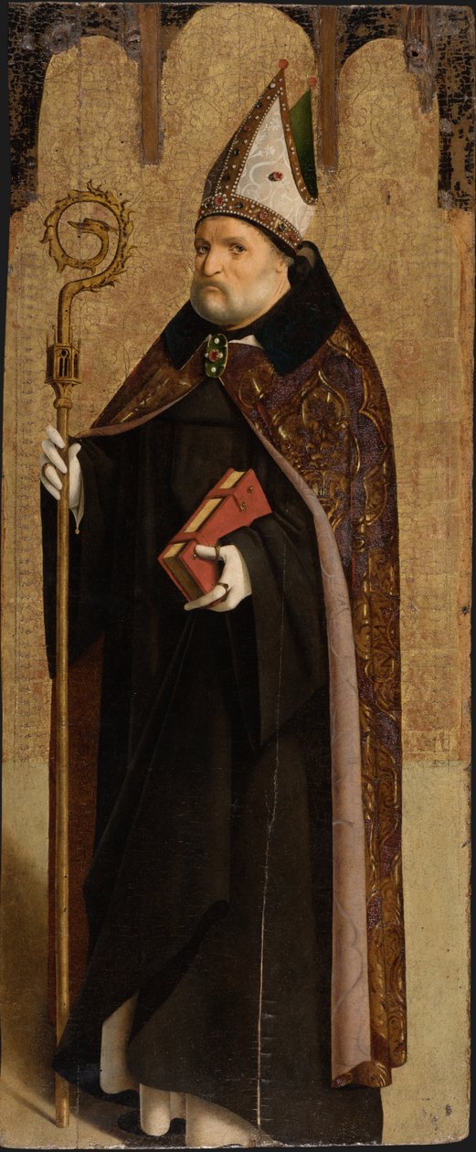 Pyhä Benedictus Nursialainen, noin 1470-1475. tekijältä Antonello da Messina
