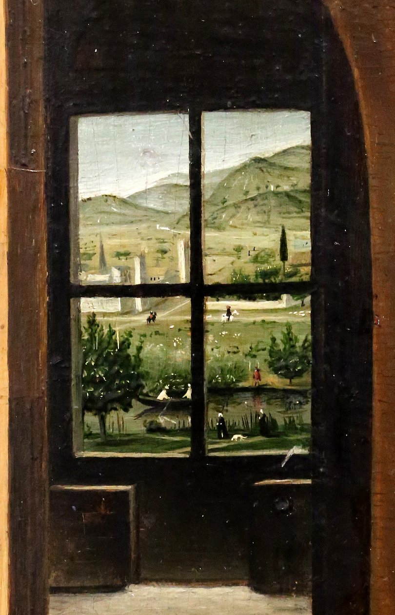 Pyhä Hieronymus työhuoneessaan, yksityiskohta, noin 1475 (öljy paneelille). tekijältä Antonello da Messina