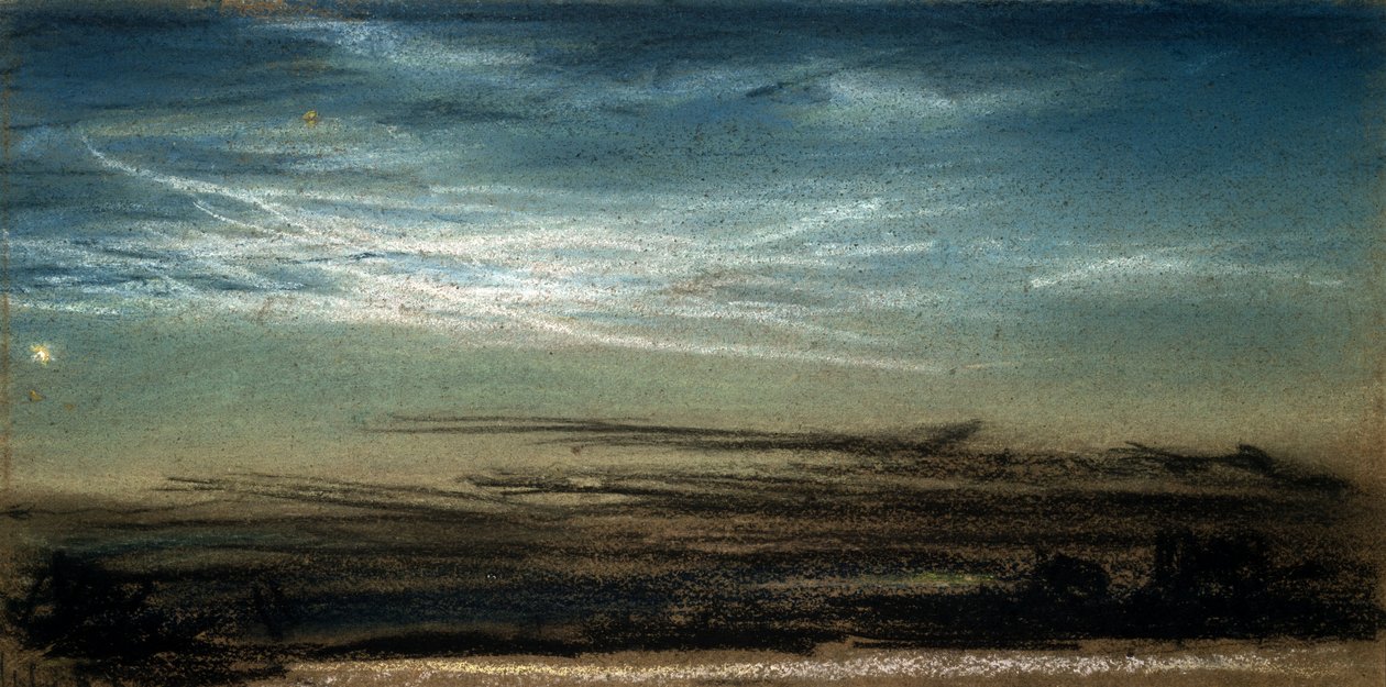 Auringonlasku ja hämäräpilvi, 6. heinäkuuta 1885 tekijältä Frederick (attr. to) Barnard