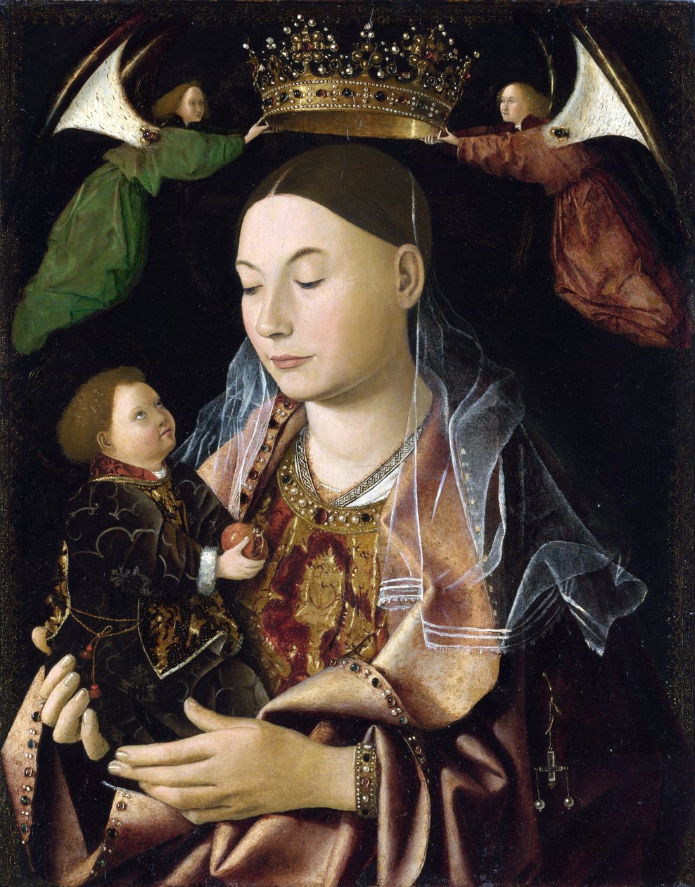 Neitsyt ja lapsi tekijältä Antonello da Messina