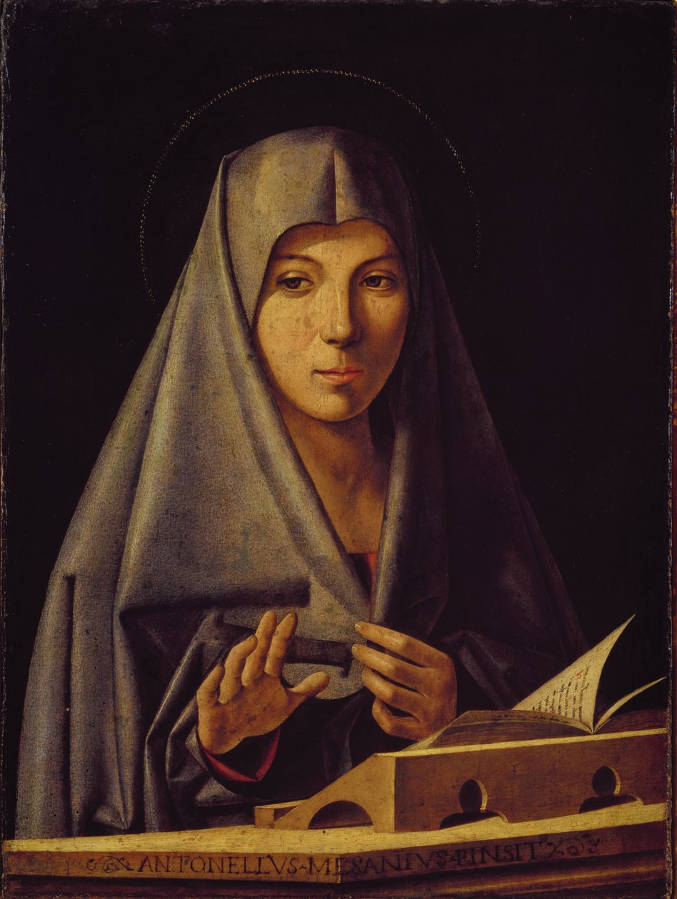 Neitsyt Annunciate tekijältä Antonello da Messina