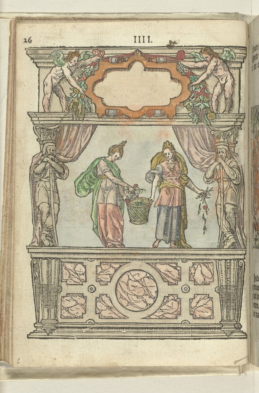 Kohtaus Heben ja Voluptasin kanssa, 1578 tekijältä Antoni van Leest