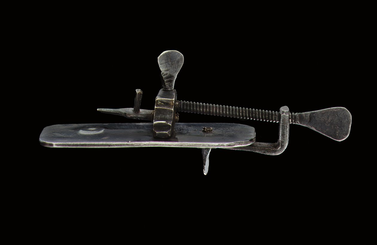 Mikroskooppi, n. 1690 tekijältä Antoni van Leeuwenhoek