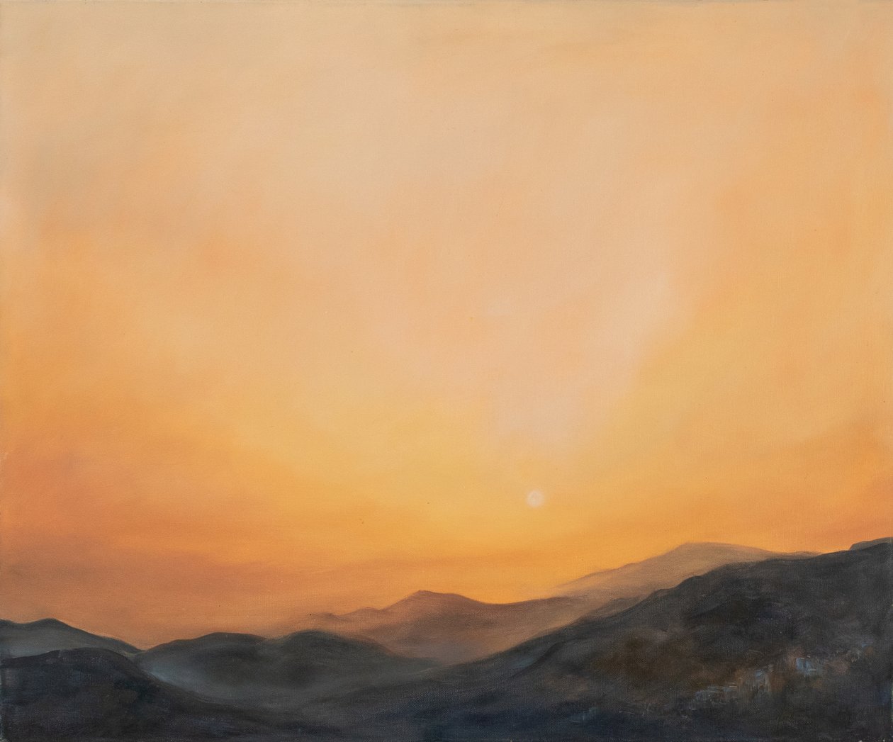Afrikan hiekka, Andalusia, 2002 (öljy kankaalle) tekijältä Antonia Myatt