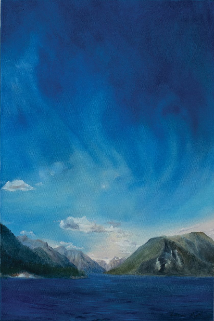 Norjan vuonot, 2011 (öljy kankaalle) tekijältä Antonia Myatt