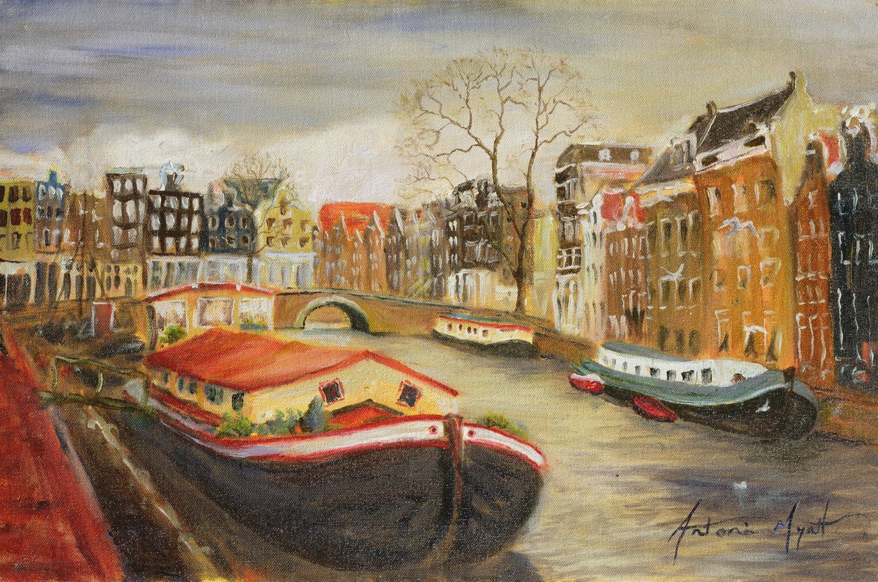 Red House Boat, Amsterdam, 1999 tekijältä Antonia Myatt