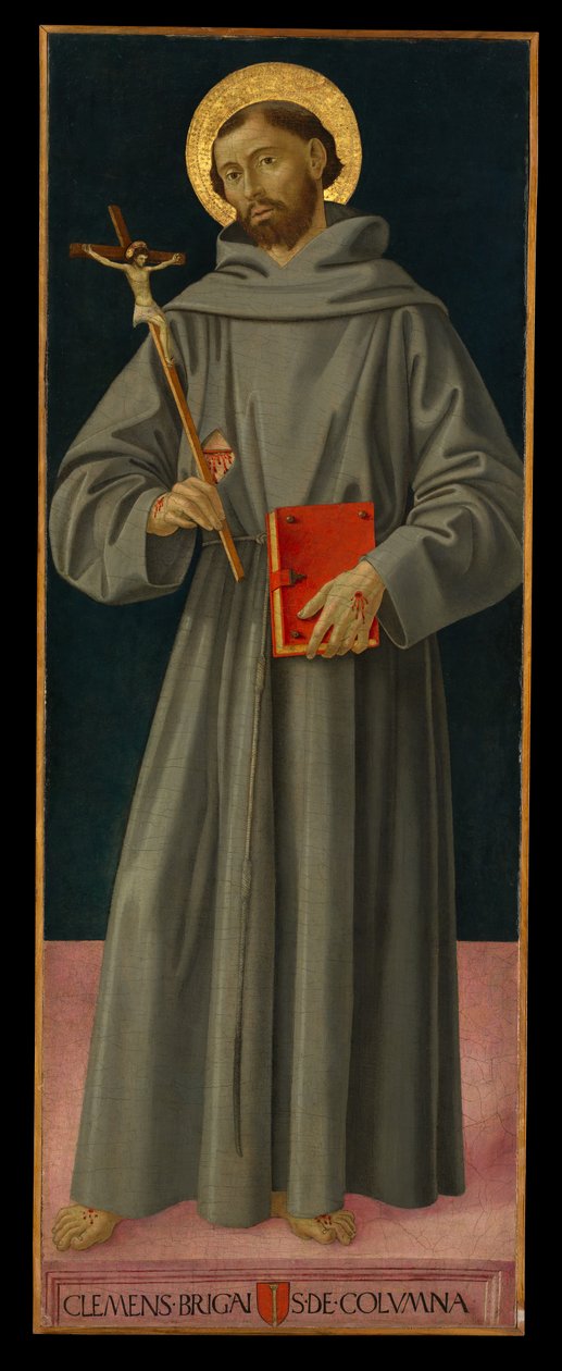 Antoniazzo Romano - Pyhä Fransiskus Assisilainen, n. 1480-81 tekijältä Antoniazzo Romano
