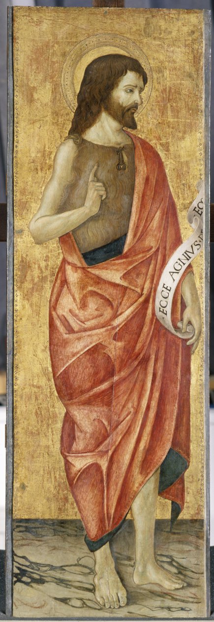 Johannes Kastaja, n. 1500 (tempera poppelipuulla) tekijältä Antoniazzo Romano