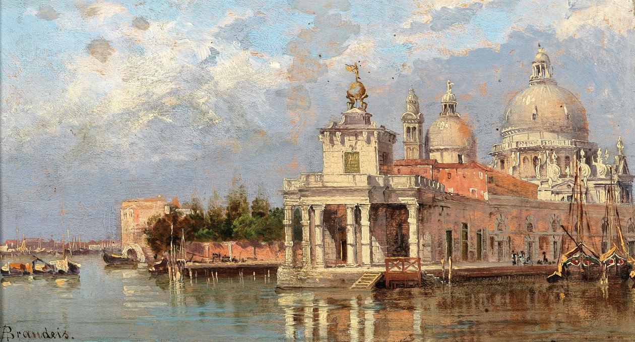 Antonietta Brandeis Dogana ja Santa Maria della Salute (Santa Maria della Salute) tekijältä Antonietta Brandeis