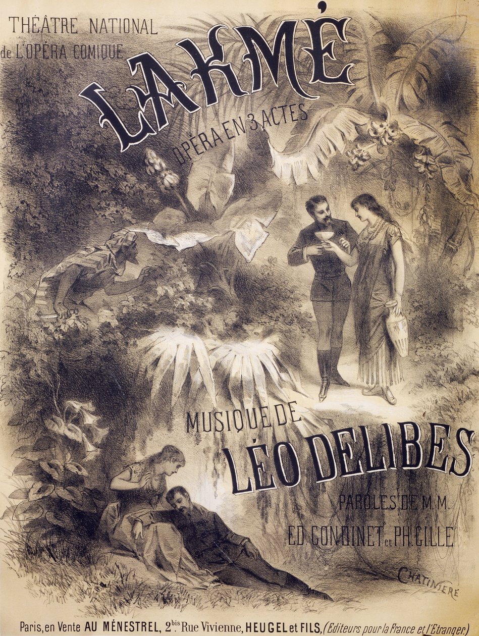 Lakmen juliste, ooppera Edmond Gondinet