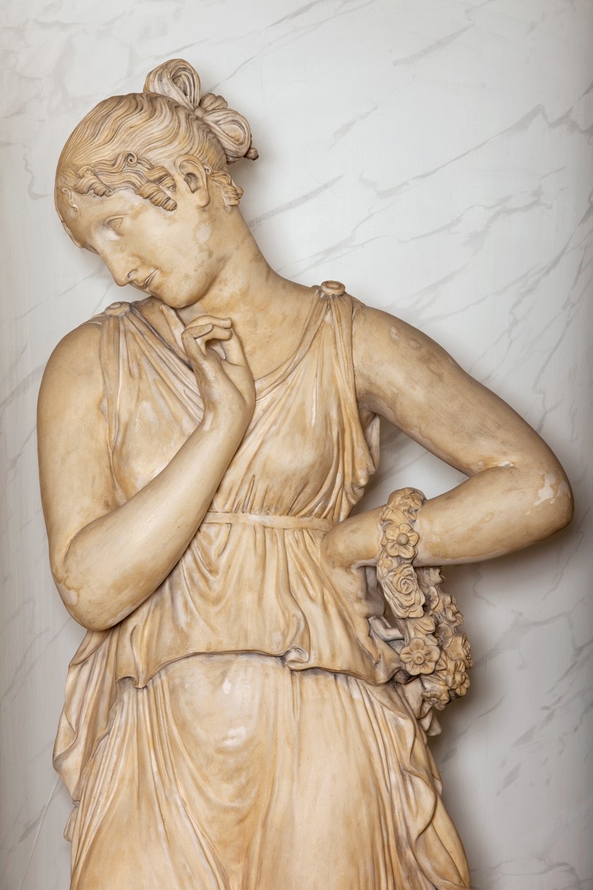 Tanssija sormi leuassa (kipsi) (yksityiskohta) (ks. myös 698750) tekijältä Antonio Canova