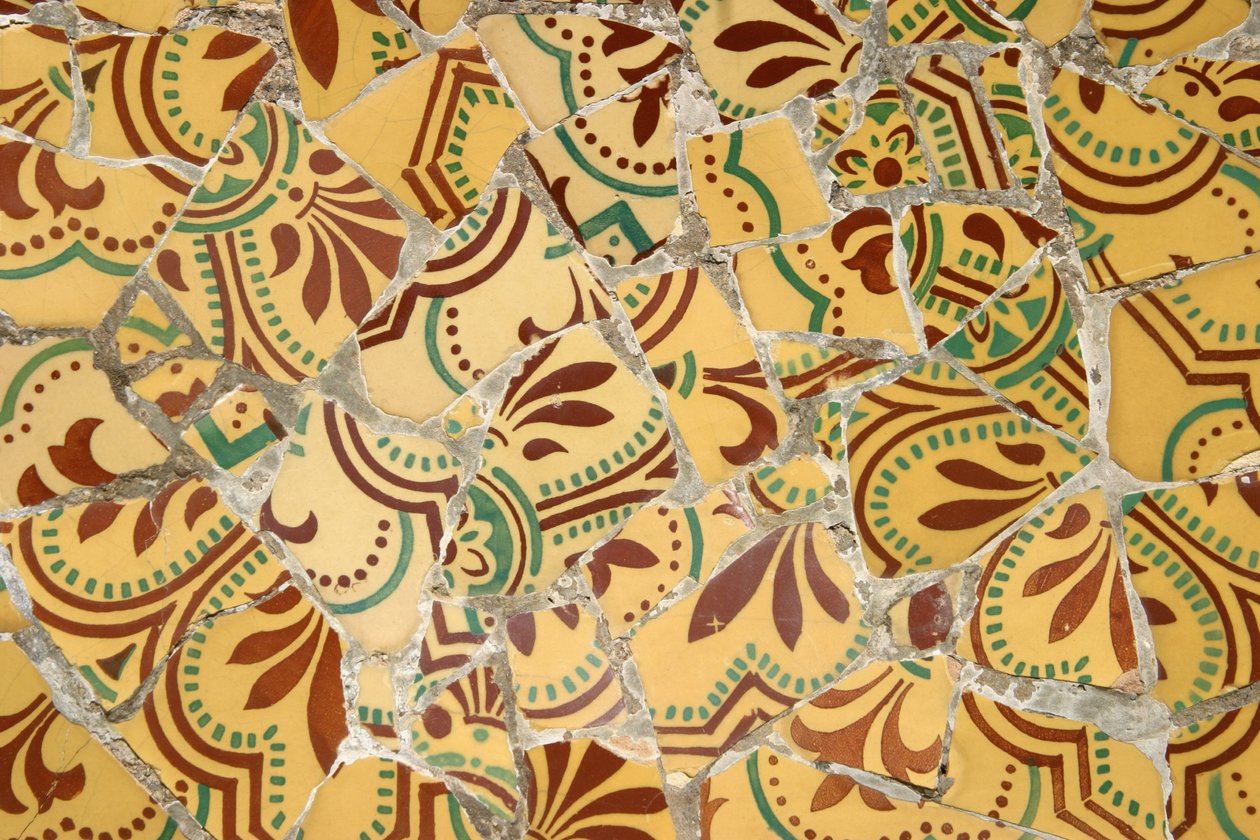 Keraaminen laatta, 1900-14 (keraaminen) tekijältä Antonio Gaudi