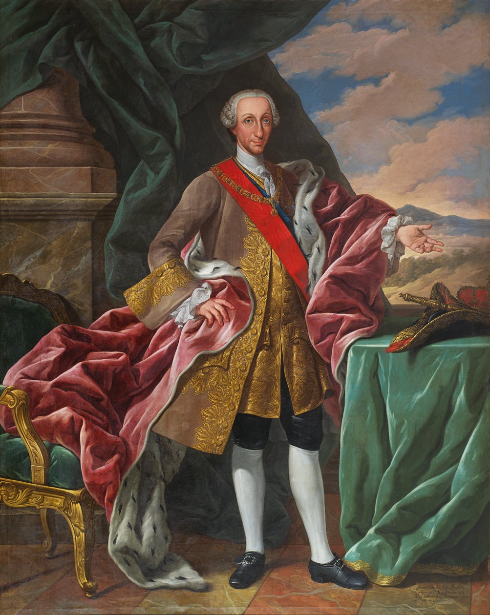 Retros del rey Carlos III de España tekijältä Antonio Gonzalez Ruiz