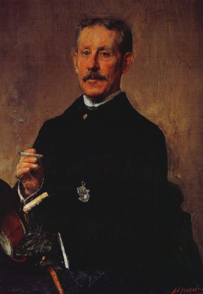 Daniel Sargent Curtis tekijältä Antonio Mancini