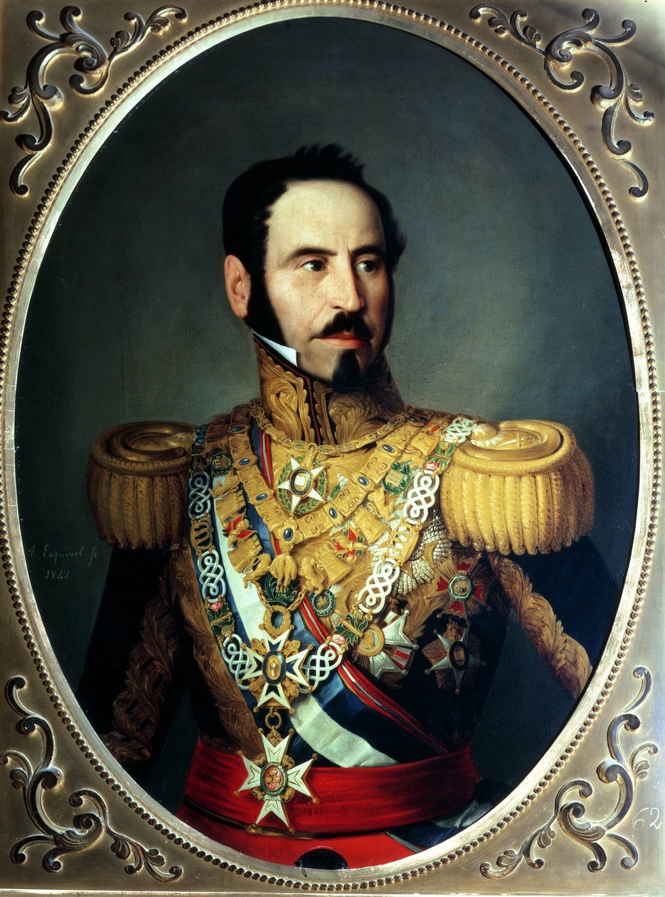 Kenraali Baldomero Espartero (1792-1879), 1842 tekijältä Antonio María Esquivel
