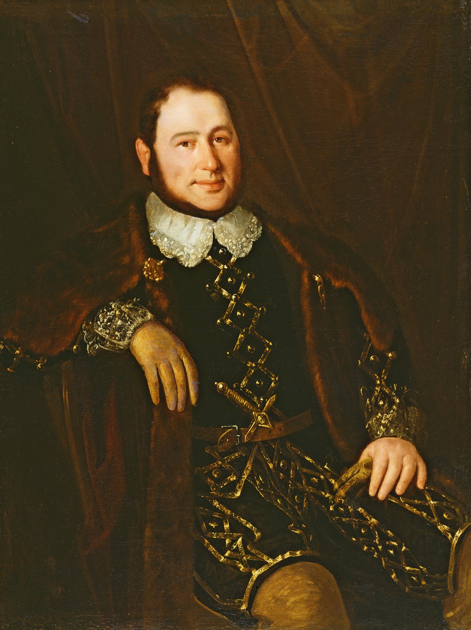 Laulaja Ronconin muotokuva, n. 1842 tekijältä Antonio María Esquivel