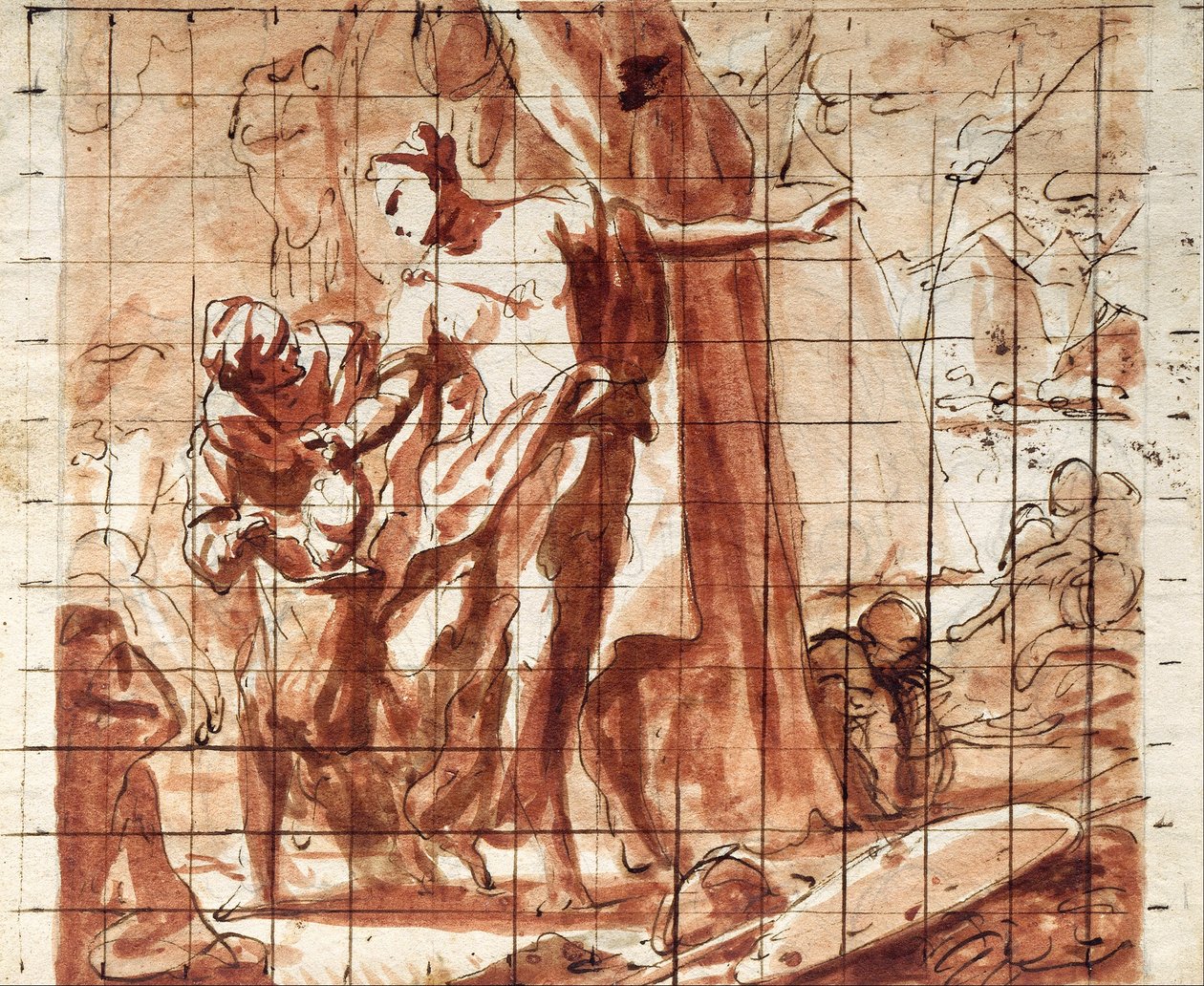 Judith Holofernesin pään kanssa tekijältä Antonio Molinari